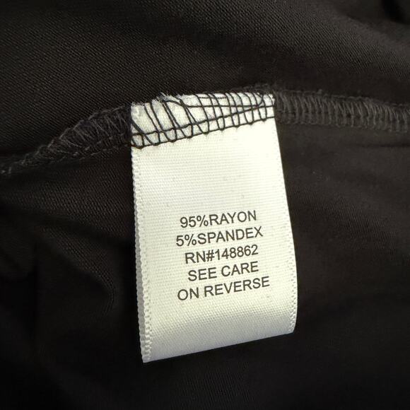 Torrid Women's Black Supersoft Square Neck Short Sleeve Top - Size 4X - NWT - Picture 6 of 8